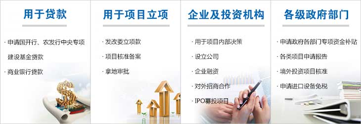 可行性研究報(bào)告用于貸款、項(xiàng)目立項(xiàng)、企業(yè)及投資機(jī)構(gòu)