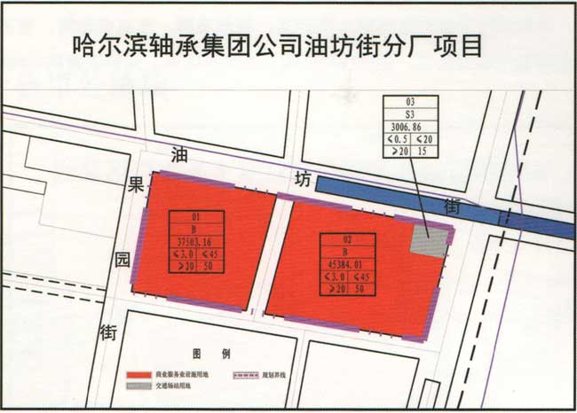 哈爾濱軸承集團(tuán)公司油坊街分廠項(xiàng)目